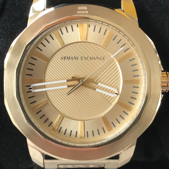 Armani Exchange Other - Armani Exchange Men's Ryder Gold Plated 45mm Watch
